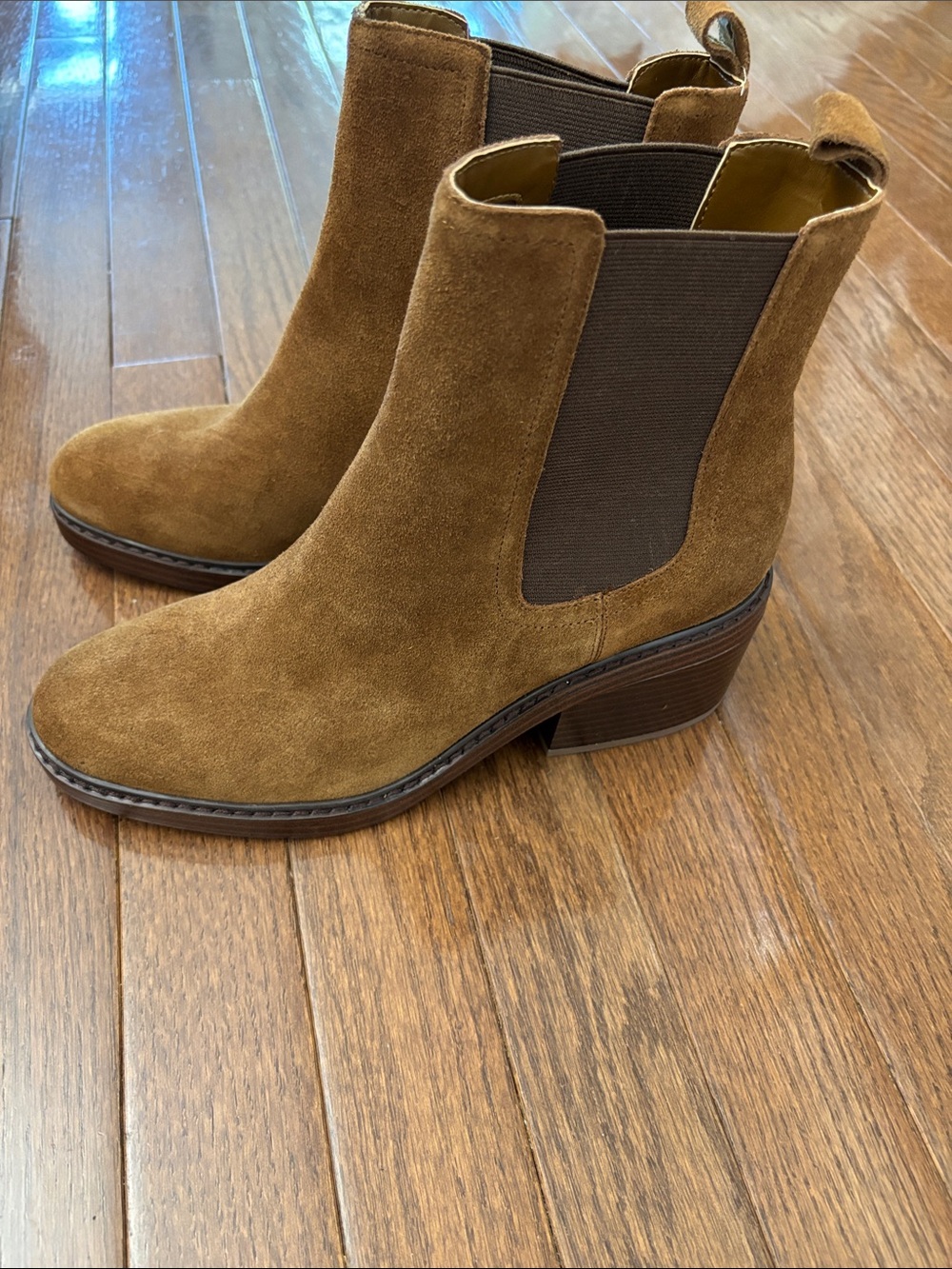 Marc Fischer brown Suede Boots NWOT size 8.5